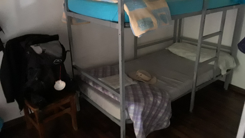 My bunk at the albergue