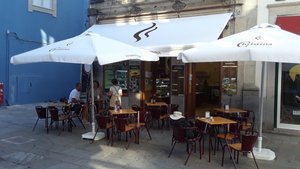 Café in Viana do Castelo next to where I backtracked yesterday