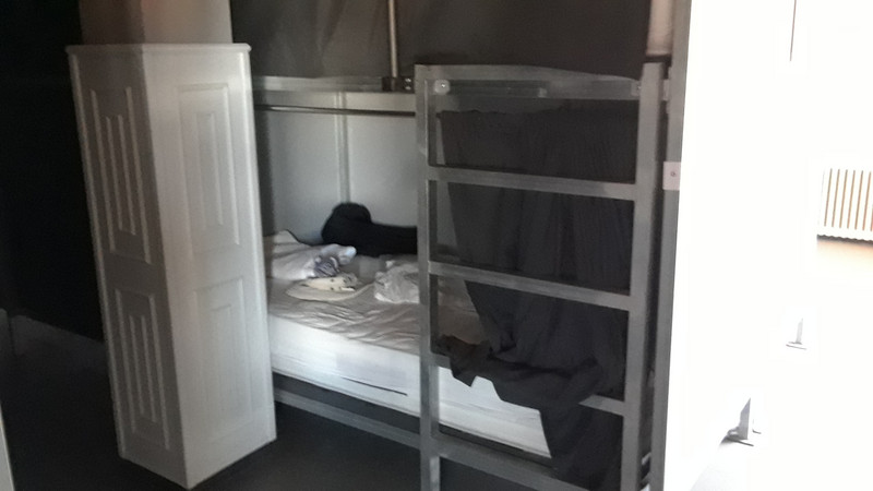 My bunk at albergue