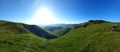 A panoramic view of the Pyrenees