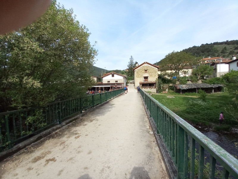 Crossing the bridge into Zuriain