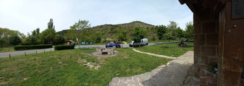 A small picnic area between Zabaldika and Arleta