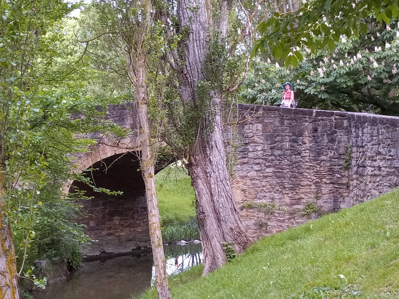 A small medieval bridge before Cizur Menor