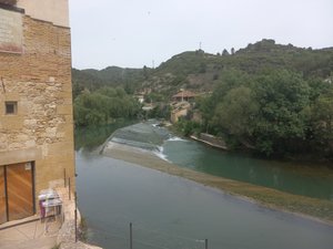 Pretty river scene in Estella