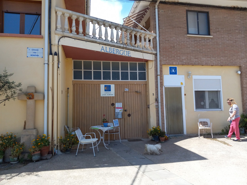 Our albergue in Los Arcos, Albergue Casa Alberdi