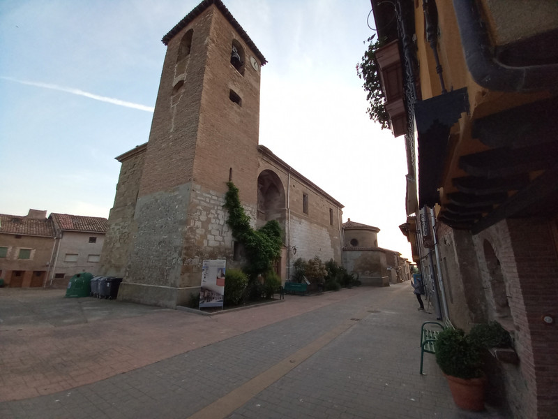 The church in Redecilla del Camino