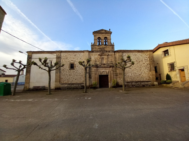 View of the church from the front