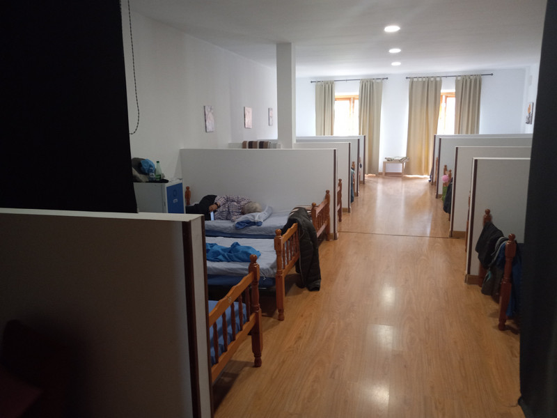 Our dormitory room at San Anton Abad