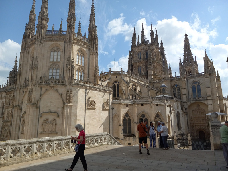 The Cathedral of Burgos from behind