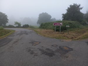 Today was fog day! This is the first sign we say