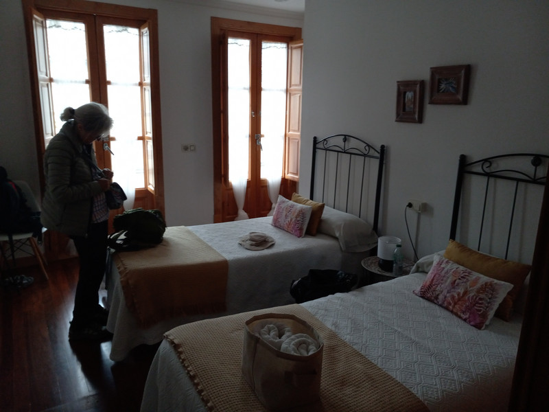 Our room at Pension de 5 Caminos