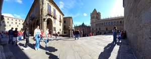 Panoramic from the side of the Cathedral