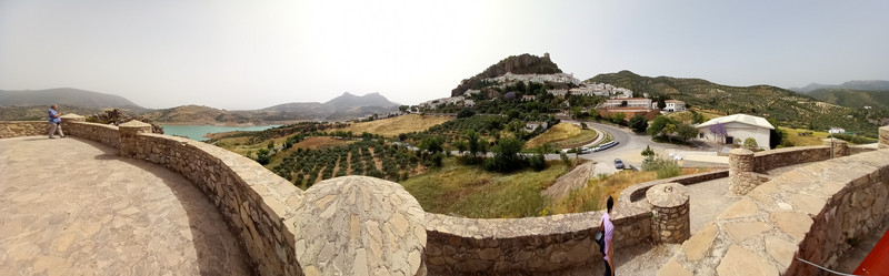 Panoramic view of the town