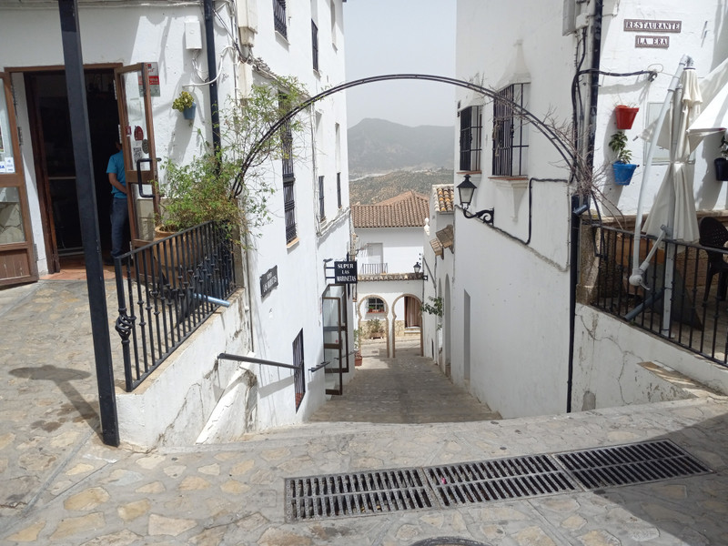 A look down a narrow street