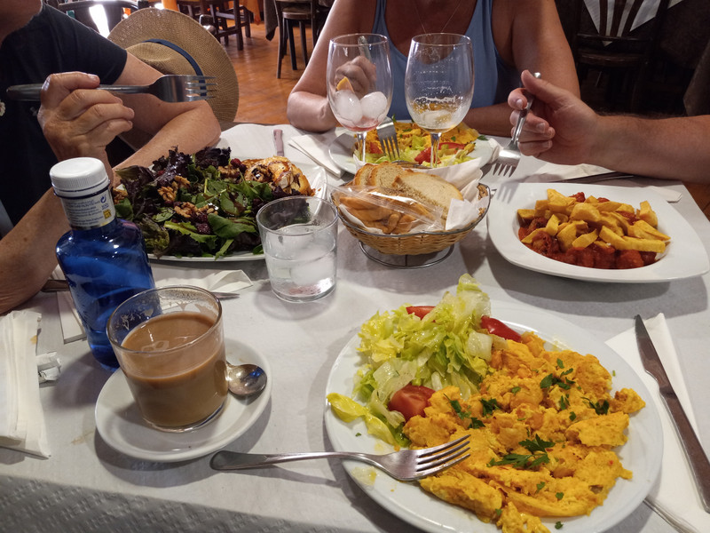 Our lunch in Ronda