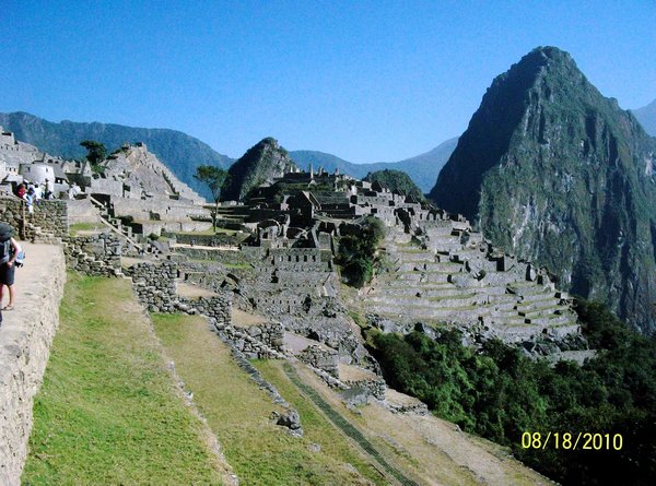 Machu Picchu from the terraces