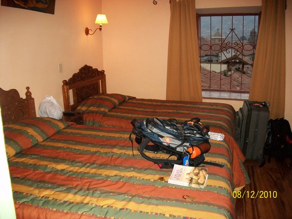 Our room at Hostal Amaru