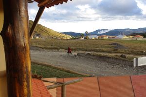 View from the balcony of the lodge