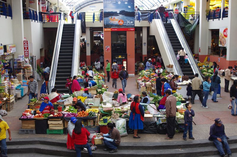 The market in Cuenca