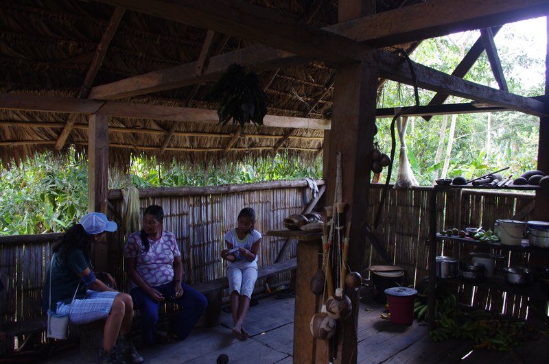 A typical kitchen on Anaconda Island