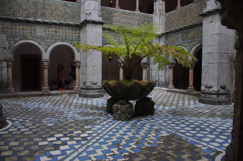 The Palace courtyard