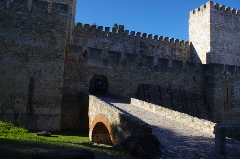 The ramp into the main castle