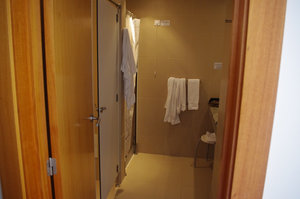 OUR BATHROOM AT THE HOSTEL