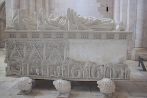 THE TOMB OF KING PEDRO, INES FORLORNED LOVER