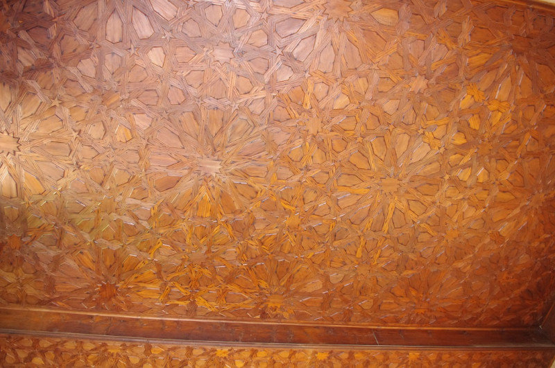 BEAUTIFUL WOODEN CEILING IN THE 1ST PALACE