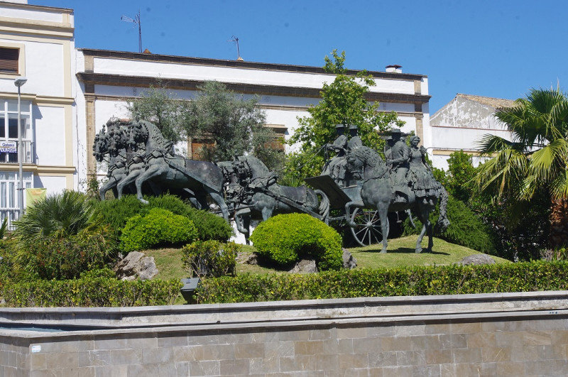 Feiria statue in Jerez