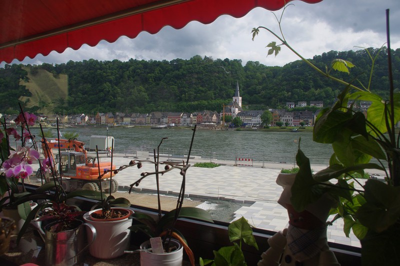 View from dining room of Sankt Goar
