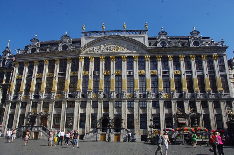 One of the ornate buildings on the Grand Place