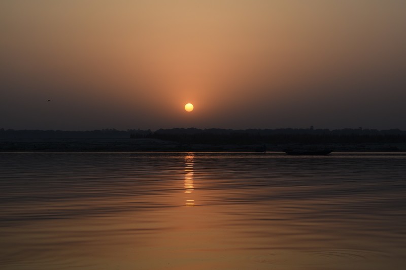 Sunrise from the Ganges River