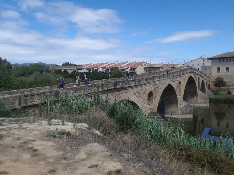 The bridge Puente La Reina 