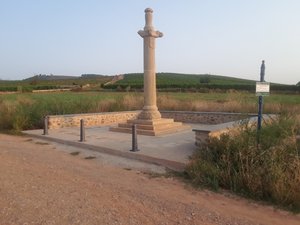 Pilgrim Memorial just outside Azofra