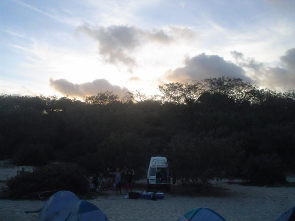 Camping on the Beach