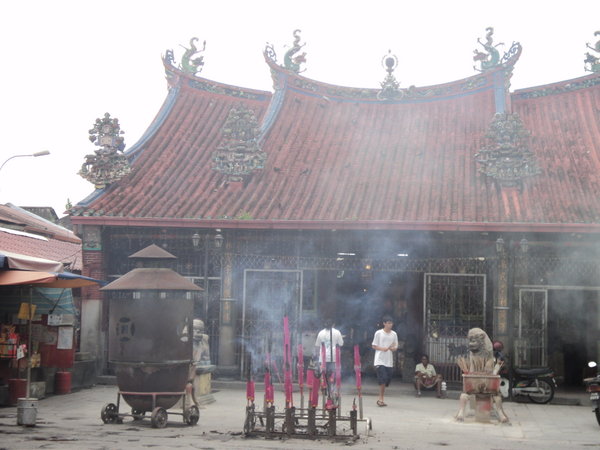popular local market/temple