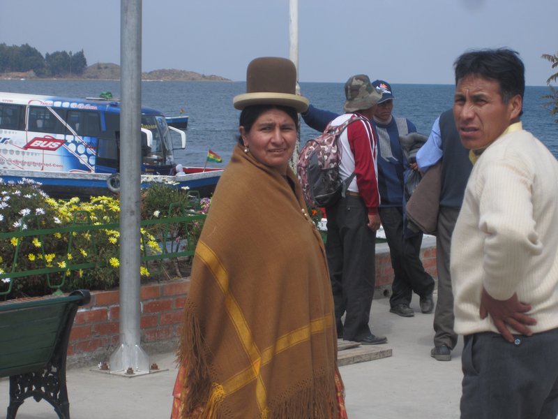 Traditional Bolivian dress