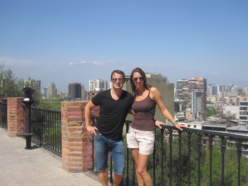 Us with city background