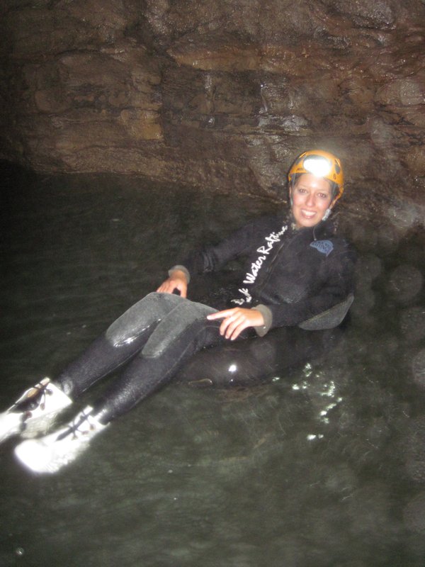 Vic in ring in caves