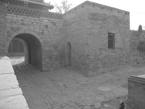 Zhangbi Castle entrance