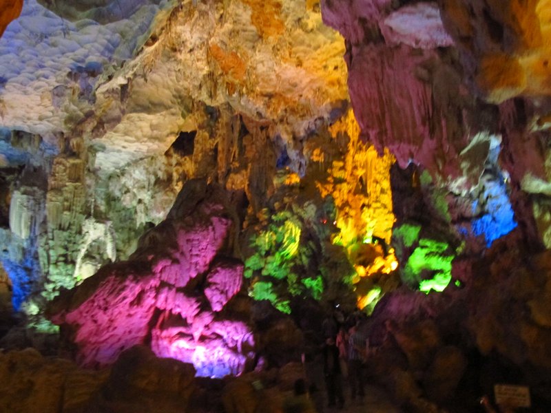 Colourful caves