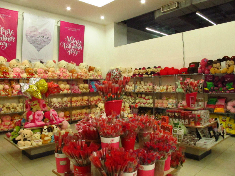 Elaborate Valentines display