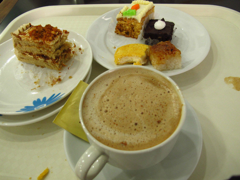 Delicious coffee and cakes from Sans Rival