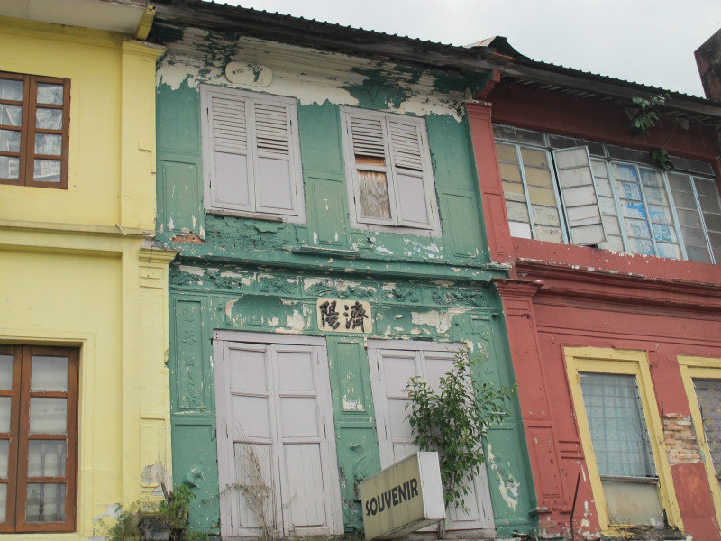 Old Chinese shophouses