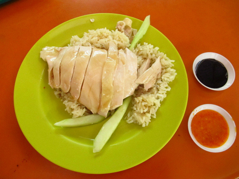 Yummy renowned Hainese Chicken Rice