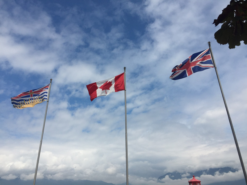 Flags in Stanley Park