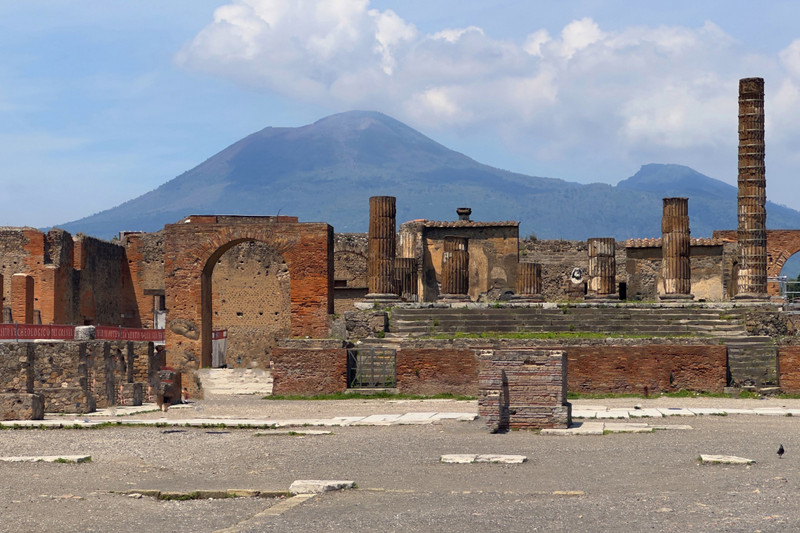 The Forum and Mount Vesuvius