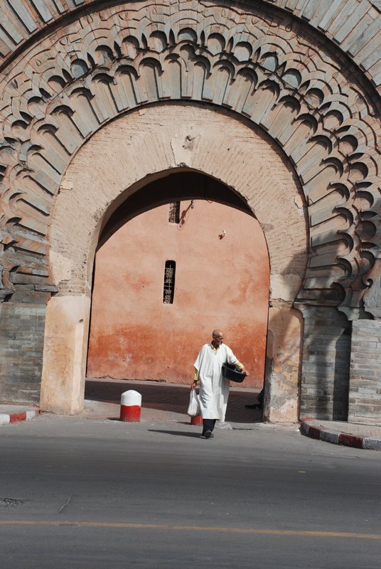 The main gate into Marrakesh