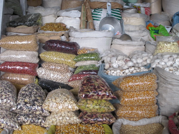 spices at San Pedro Market